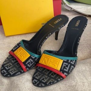Fendi multicolor sandals